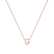 Náhrdelník s diamantom Round Line G4
