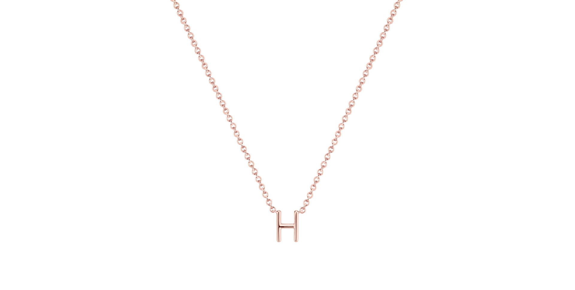 Náhrdelník s diamantom Round Line H