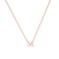 Náhrdelník s diamantom Round Line M4