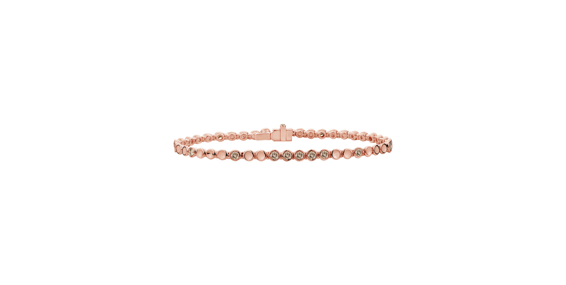 Náramok s hnedými diamantmi Essential Brilliance