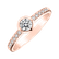 Prsteň s diamantmi Shine Forever4