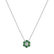 Náhrdelník s diamantom a smaragdmi Shiny Flower5