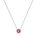 Náhrdelník s rubínmi a diamantom Shiny Flower5