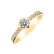 Prsteň s diamantmi Love Forever4