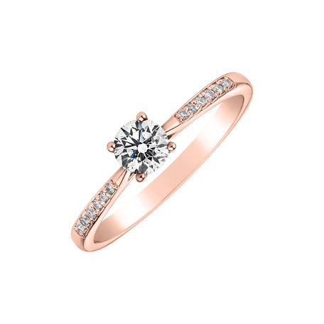 Prsteň s diamantmi Pure Love