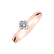 Prsteň s diamantom Love Glow5