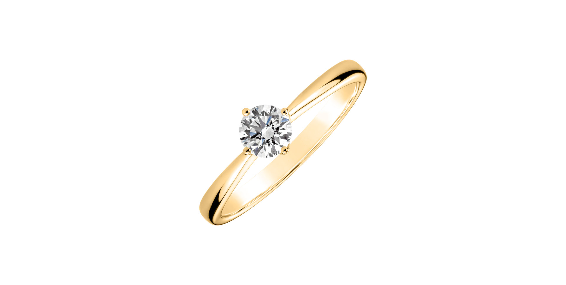 Prsteň s diamantom Love Glow