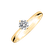 Prsteň s diamantom Love Glow5