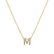 Náhrdelník s diamantmi Glittering Letter M4