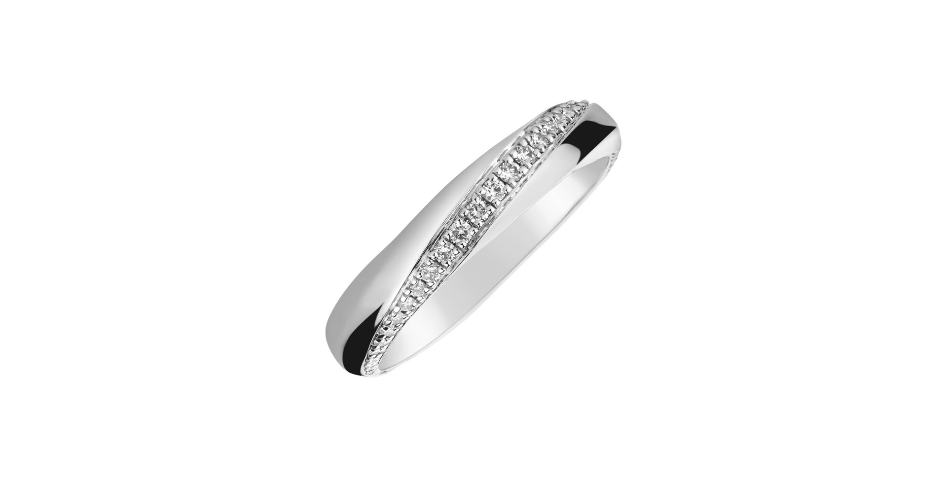 Prsteň s diamantmi Spark Line