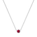 Náhrdelník s rubínom Essential Drop4
