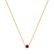 Náhrdelník s rubínom Essential Drop3