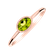 Prsteň s peridotom Space Bonbon4