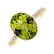 Prsteň s diamantmi a peridotom Playful Glamour4