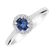 Prsteň so zafírom a diamantmi Princess4