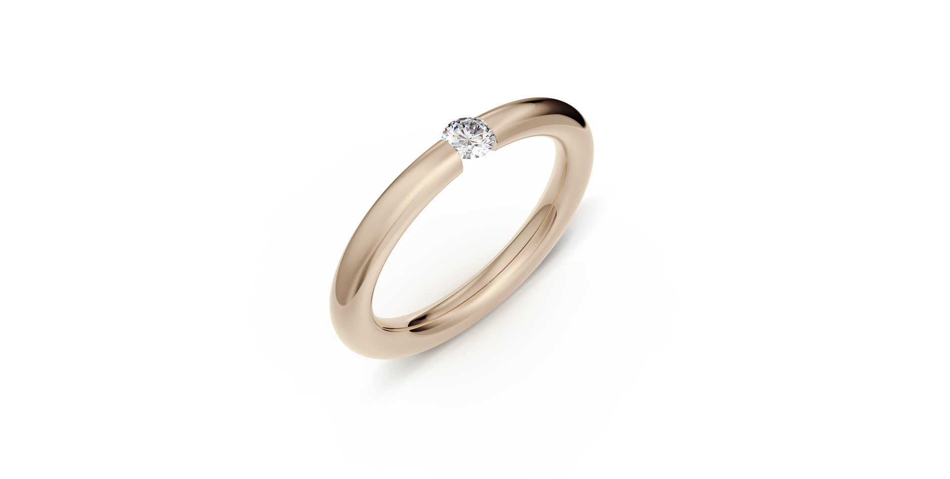 Prsteň s diamantom Spannring Antares