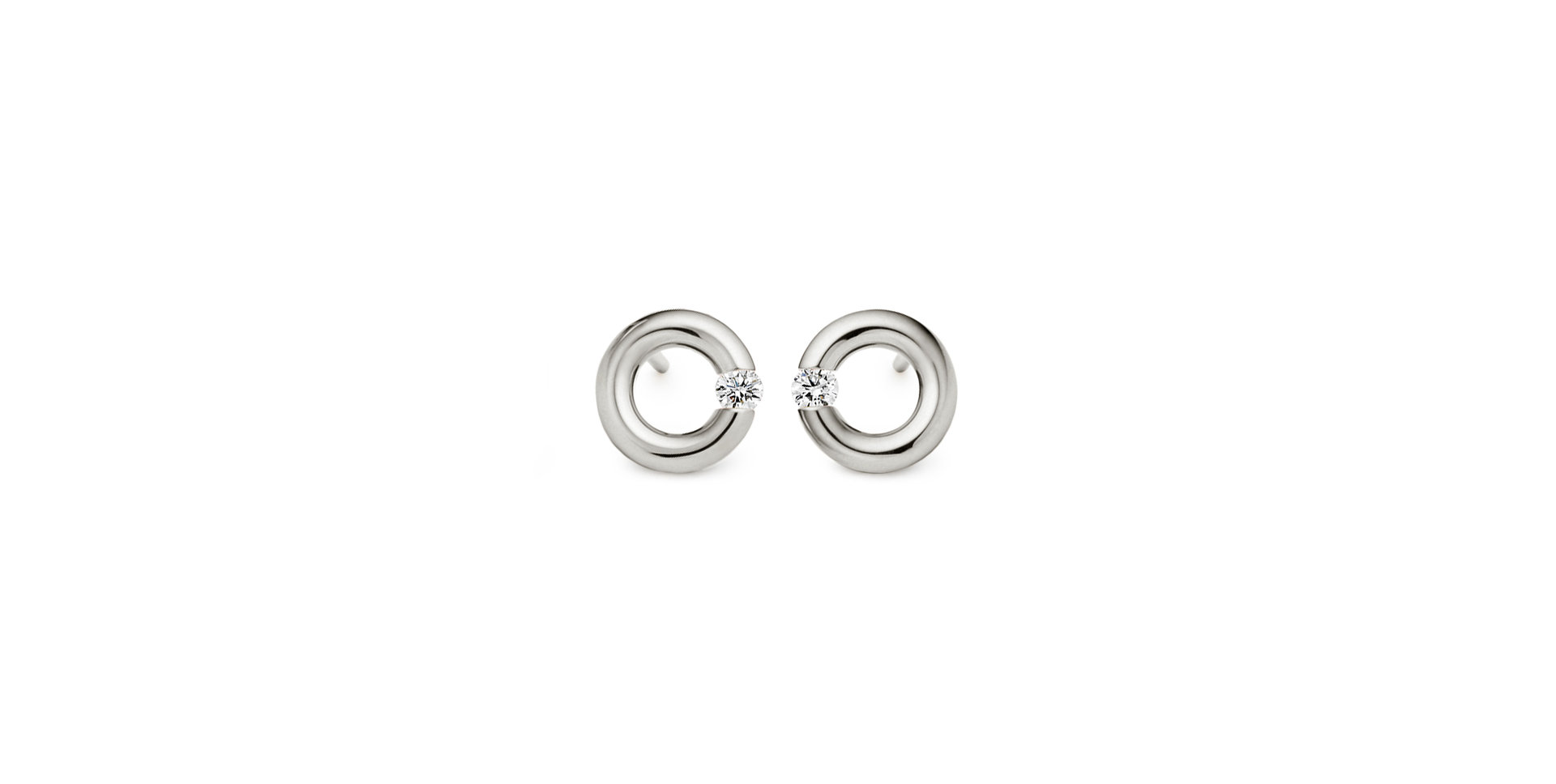 Náušnice s diamantom Spannring Earrings