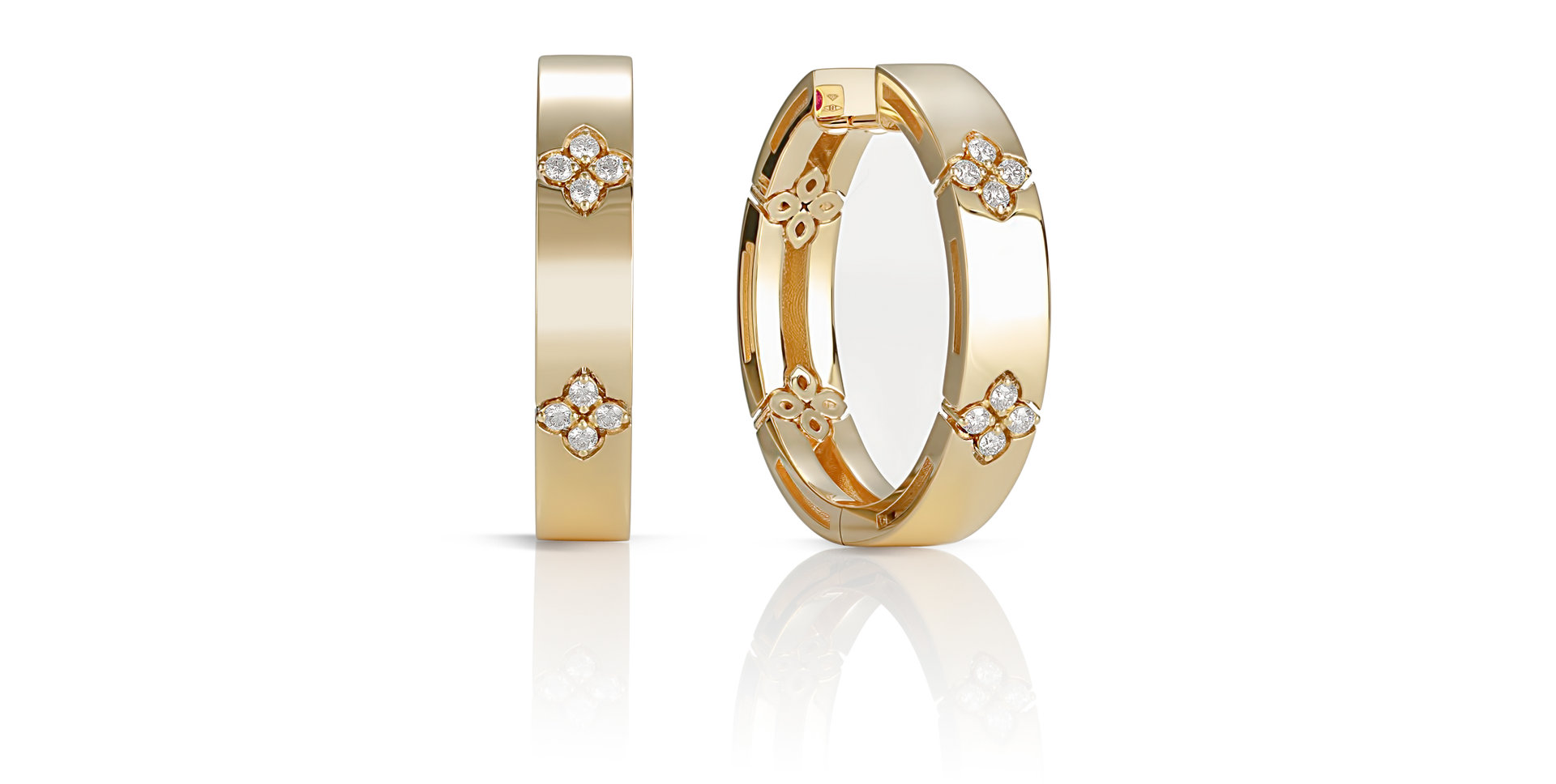 Náušnice s diamantmi Love in Verona