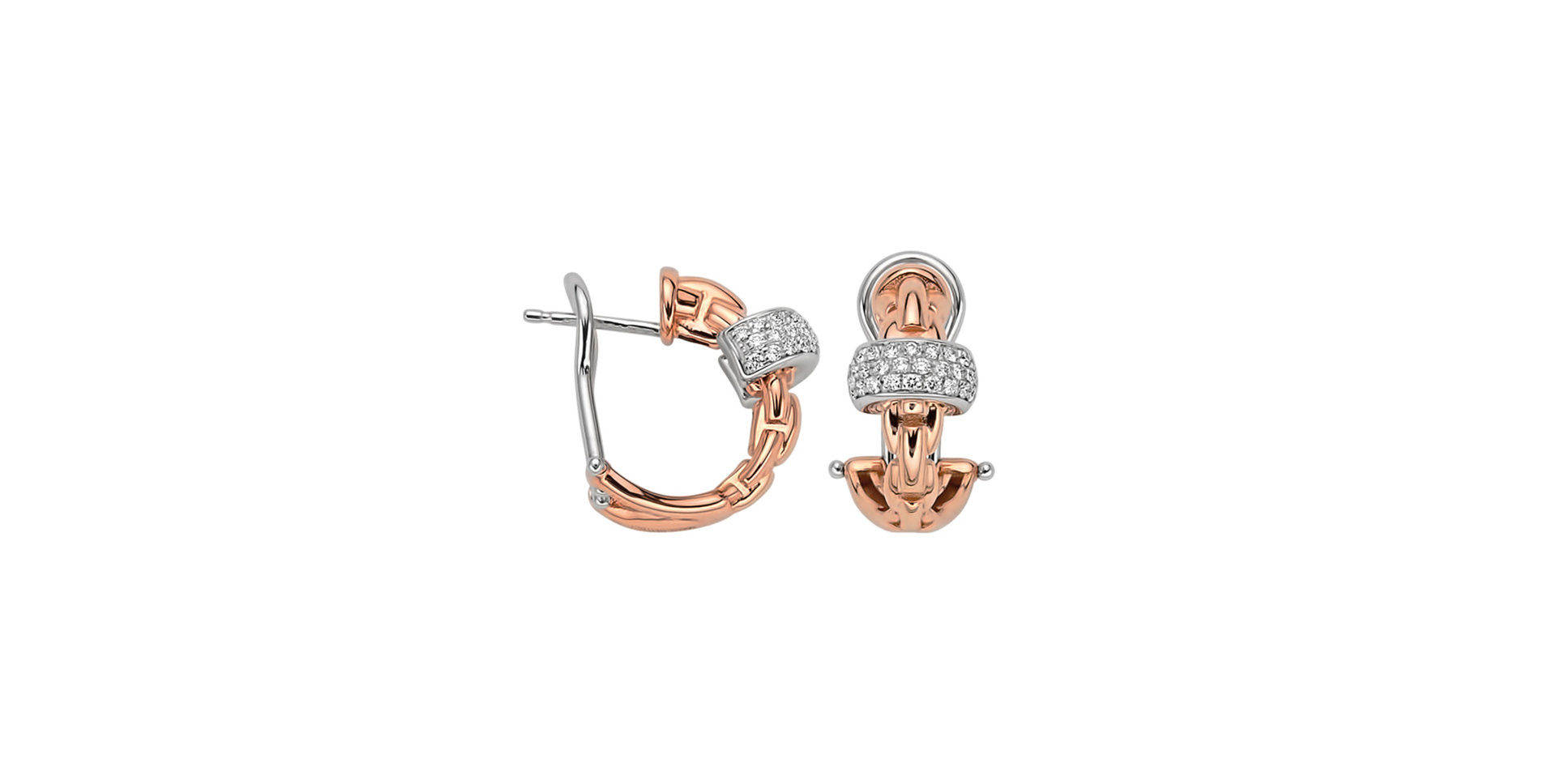 Náušnice s diamantmi Prima