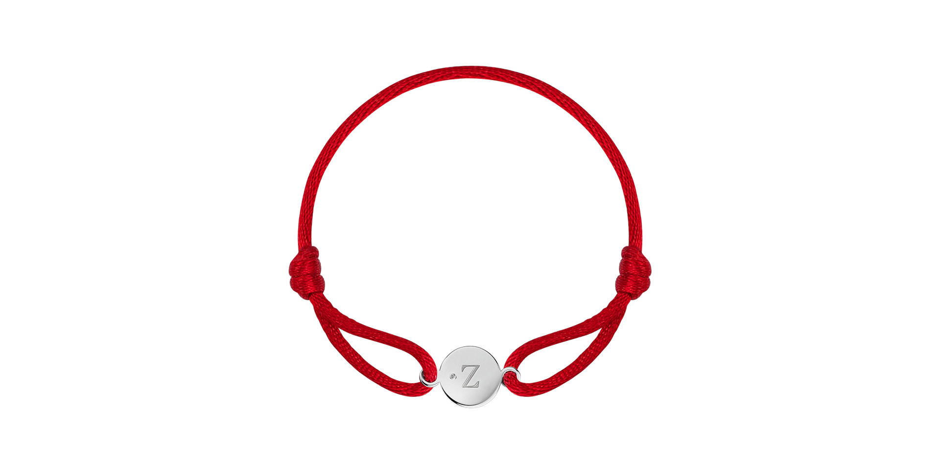 Náramok s diamantom Circle Letter Z