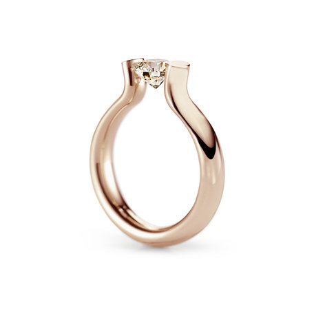 Prsteň s diamantom Spannring Heaven