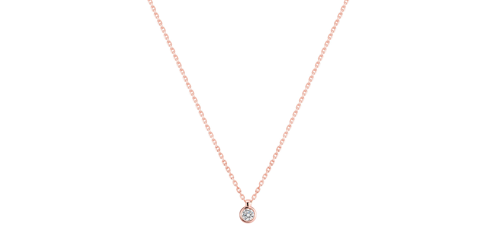 Náhrdelník s diamantom Eye Sparkle