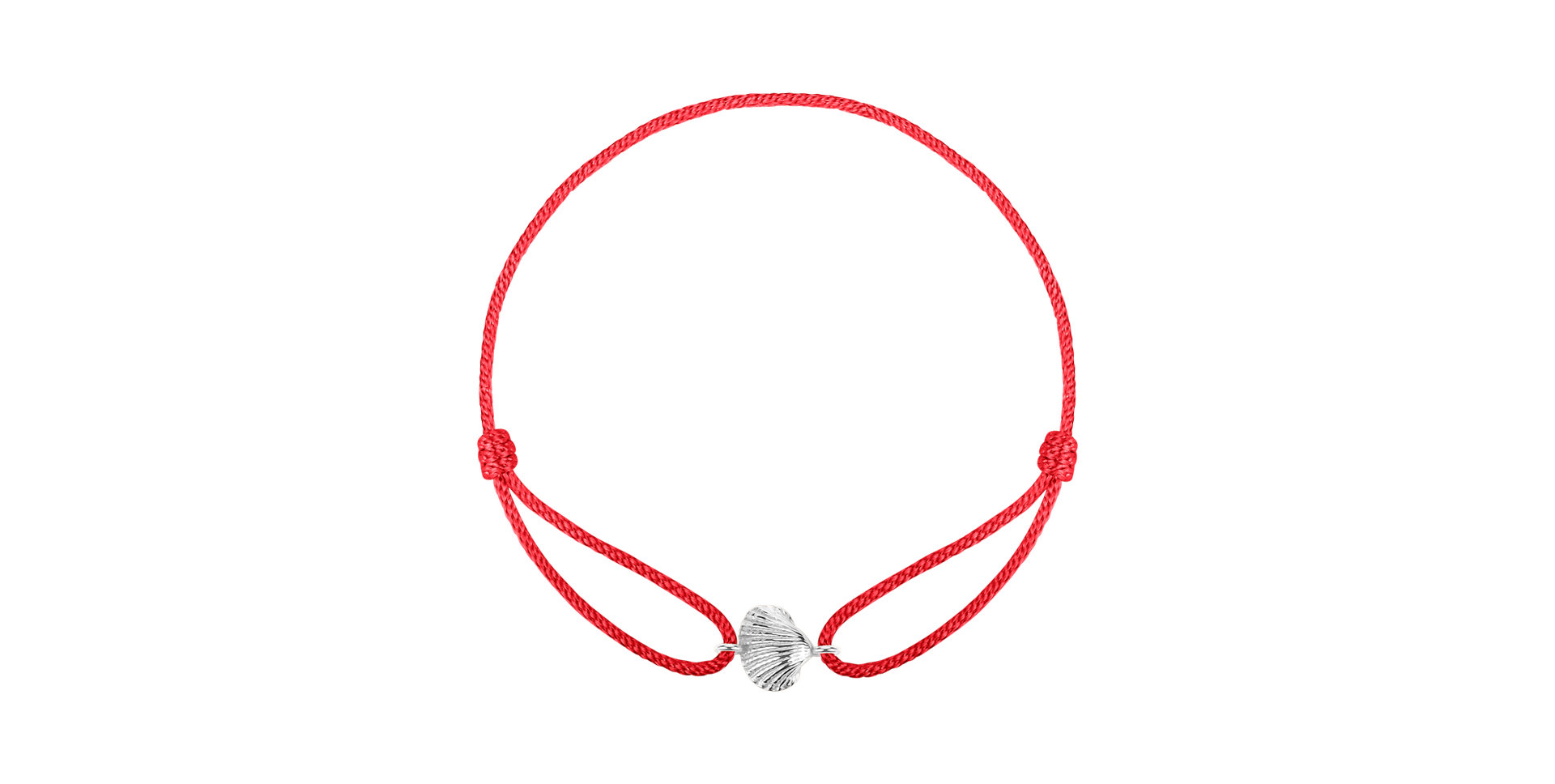 Dámsky náramok so šnúrkou Luxury Clam