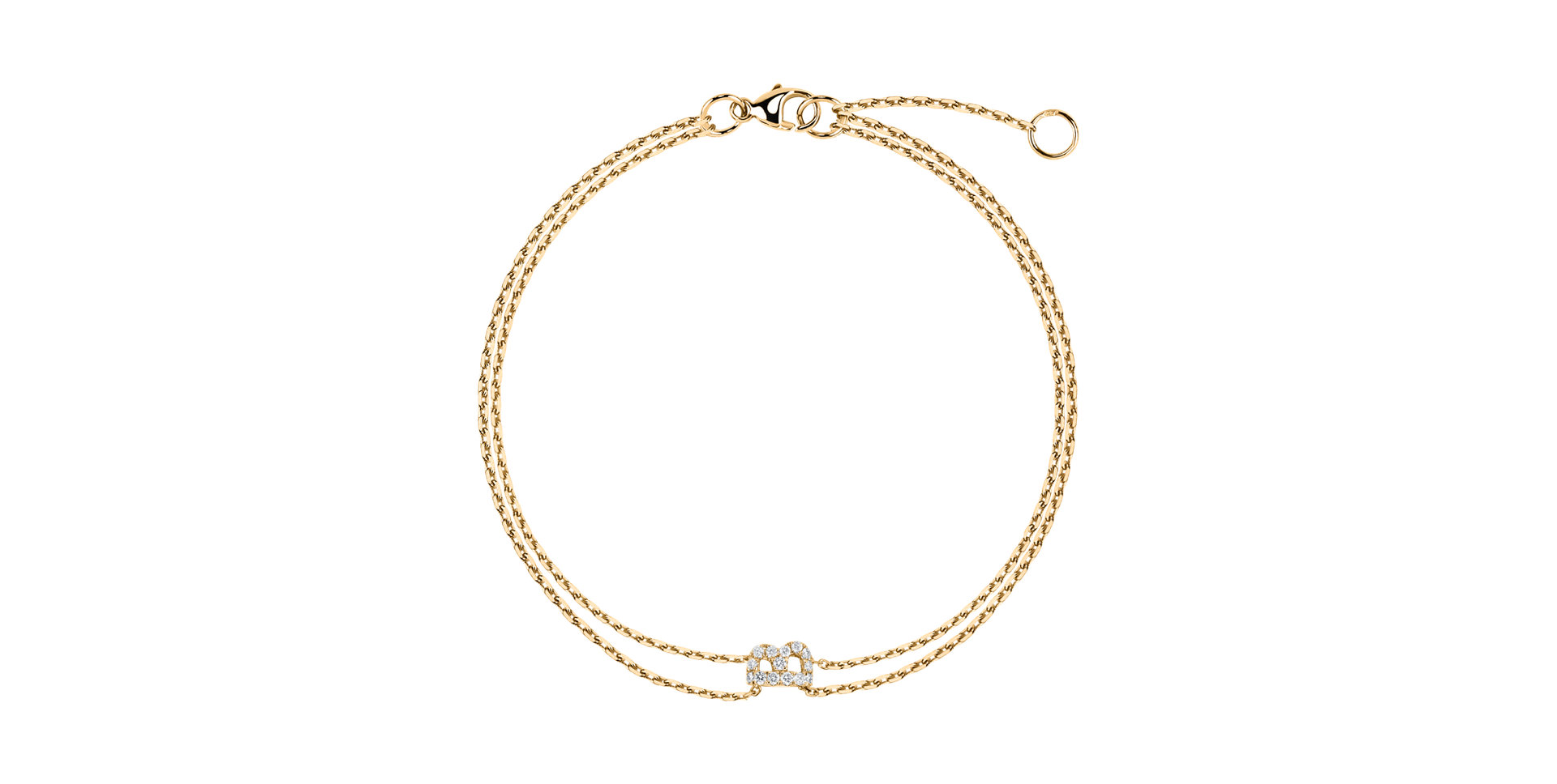 Náramok s diamantmi Magic Letter