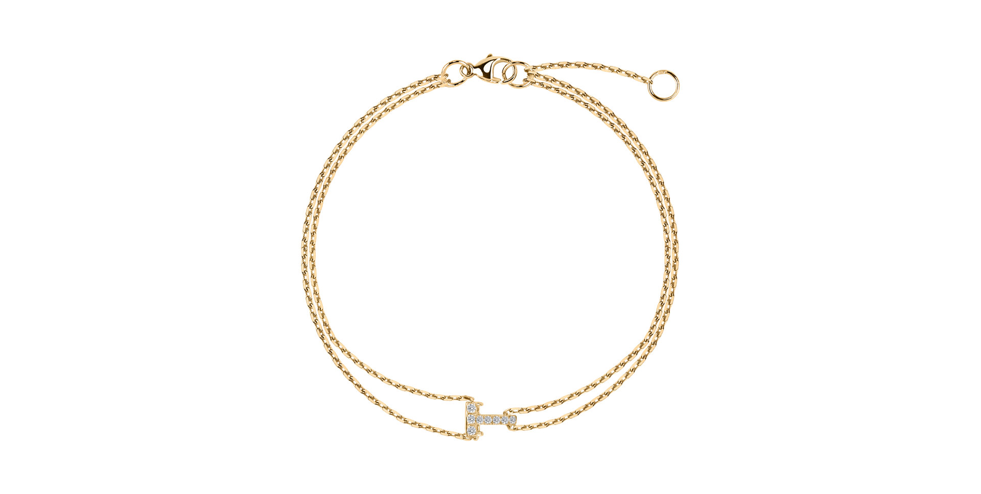 Náramok s diamantmi Magic Letter