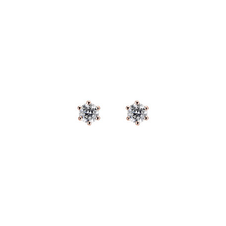Náušnice s diamantom Essential Sparks