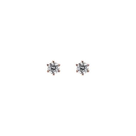 Náušnice s diamantom Essential Sparks