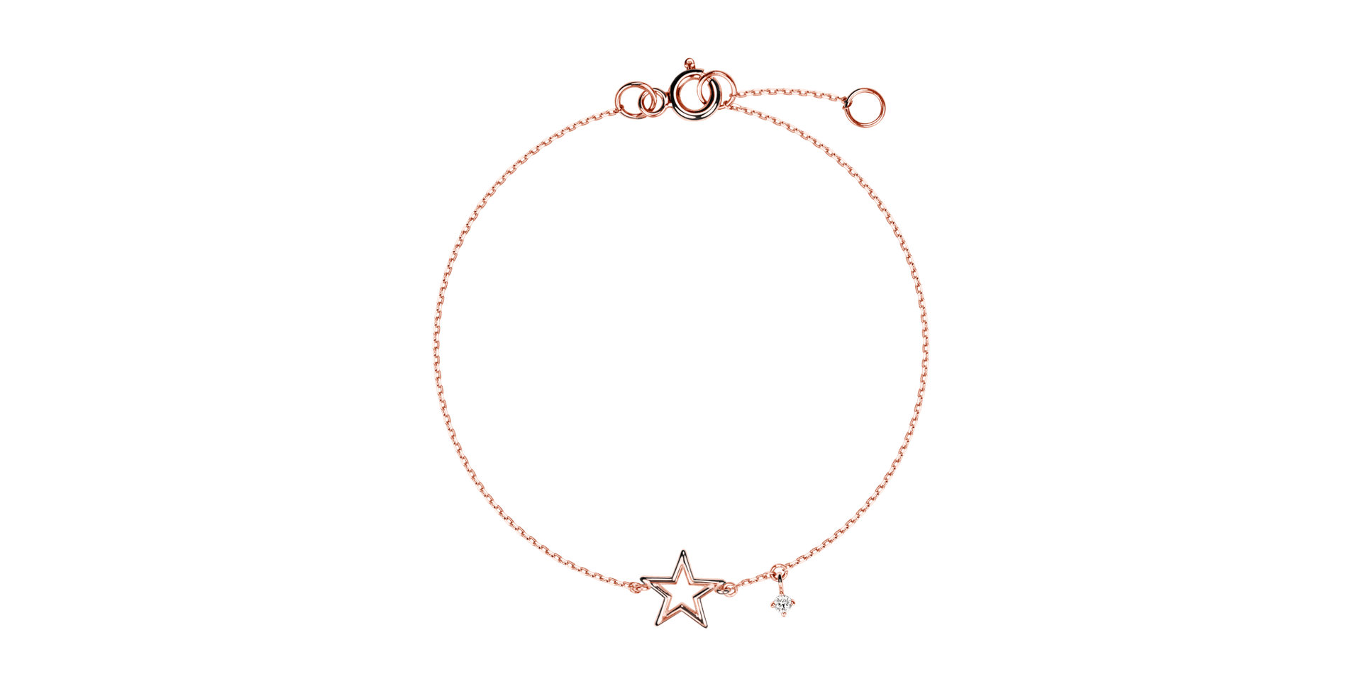 Náramok s diamantom Starlight