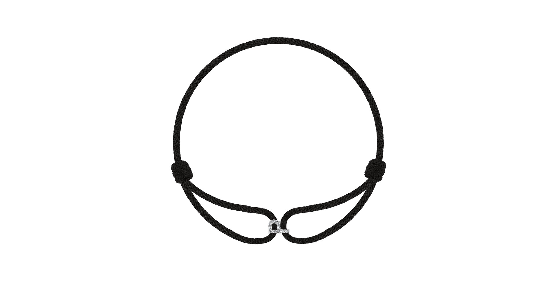 Náramok s diamantmi Alphabet Delight