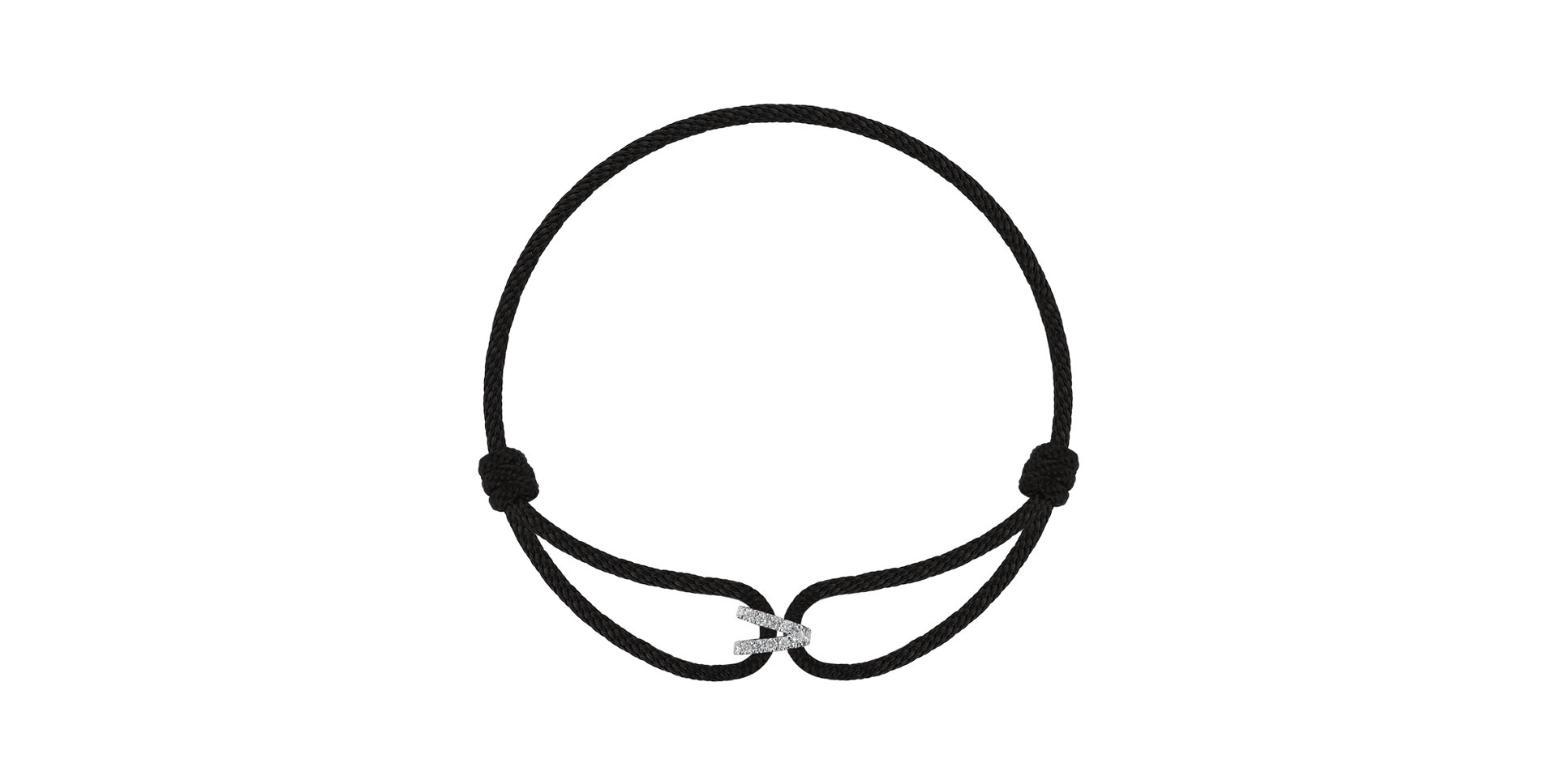 Náramok s diamantmi Alphabet Delight