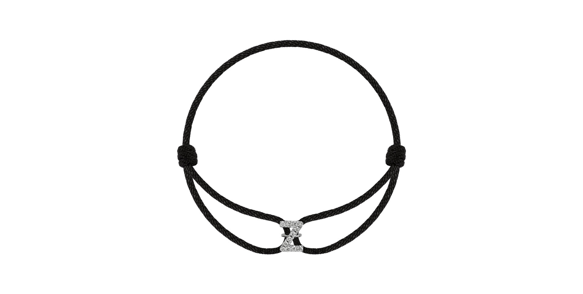 Náramok s diamantmi Miracle Alphabet