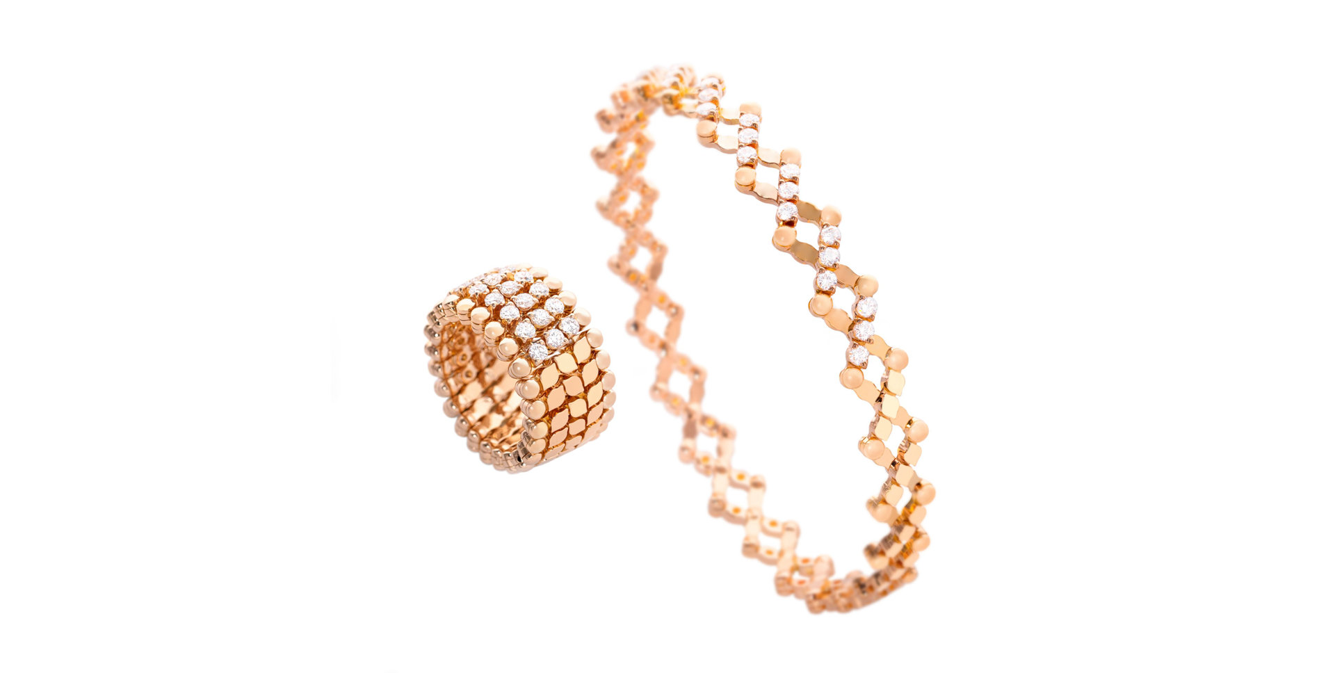 Prsteň / náramok s diamantmi Brevetto