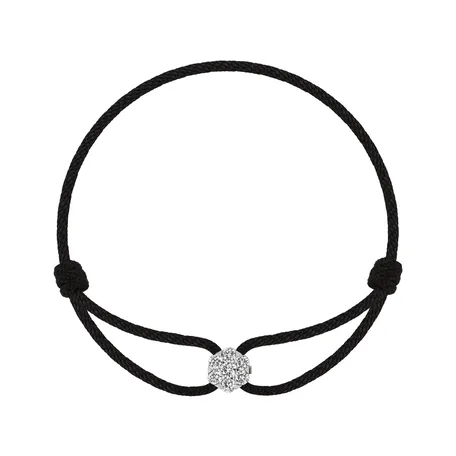 Náramok 14kt biele zlato s diamantom Stormy Light