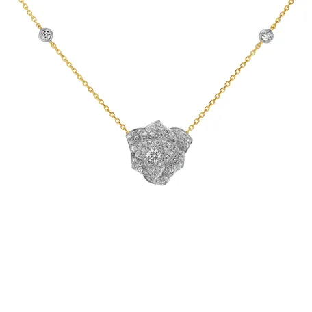 Náhrdelník s diamantmi Infinity Rose