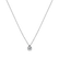 Náhrdelník 14kt biele zlato s diamantom Eye Sparkle4