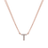 Náhrdelník 14kt ružové zlato s diamantom Náhrdelník s briliantom Luxury Clam4