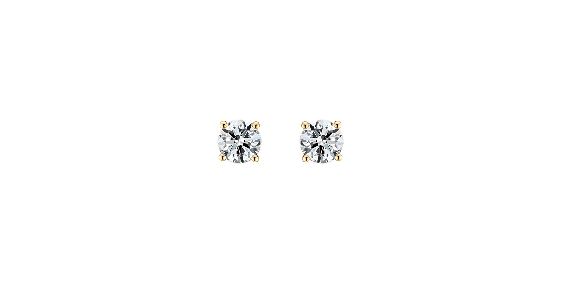 Náušnice s diamantom Essential Shine