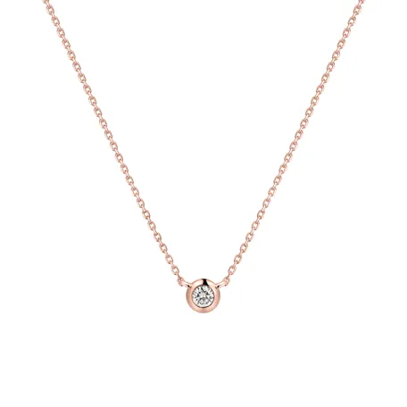 Náhrdelník s diamantom Sparkling Drop