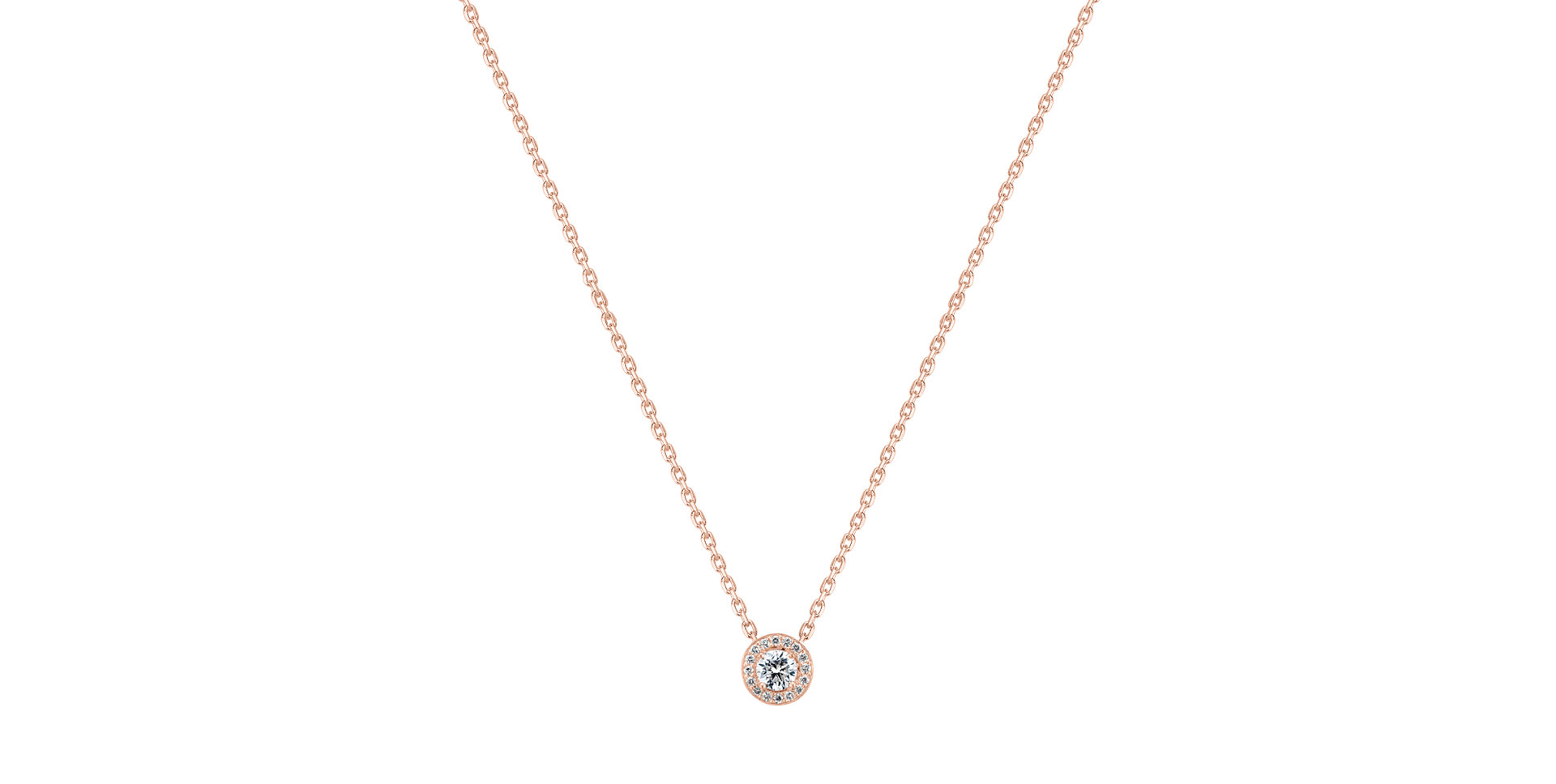 Náhrdelník s diamantmi Glowing Moon