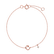 Náramok s diamantom Curly Letter C4