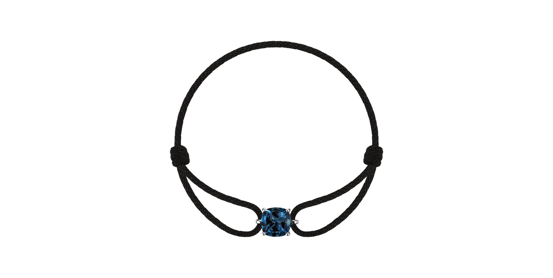 Náramok so šnúrkou a topazom london Faith