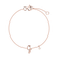 Náramok s diamantom Curly Letter G4
