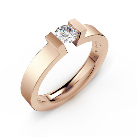 Prsten s diamantom Spannring HighEnd C