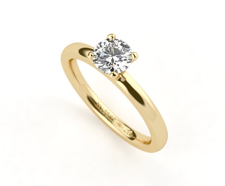 Prsteň s diamantom Amatis 4 prongs