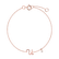 Náramok s diamantom Curly Letter U4