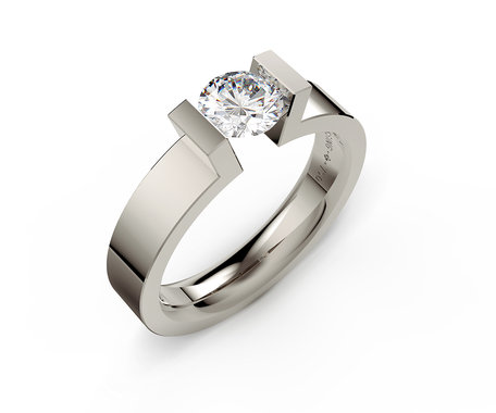 Prsteň s diamantom Spannring HighEnd C